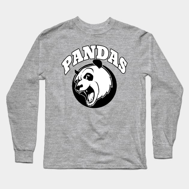 Pandas mascot Long Sleeve T-Shirt by Generic Mascots